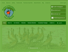 Tablet Screenshot of birdingrwanda.com